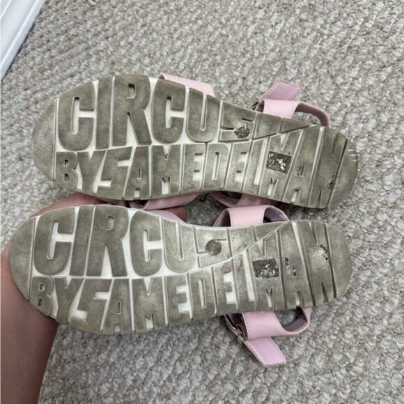 Circus by Sam Edelman Women's Light Pink Narcissa Flat Sandal Size 9 - Picture 5 of 8